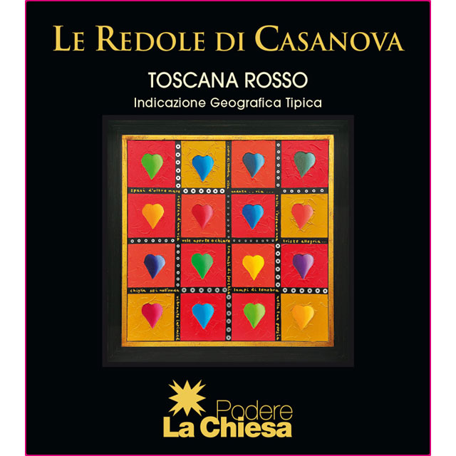 Etichetta LE REDOLE DI CASANOVA Toscana rosso IGT